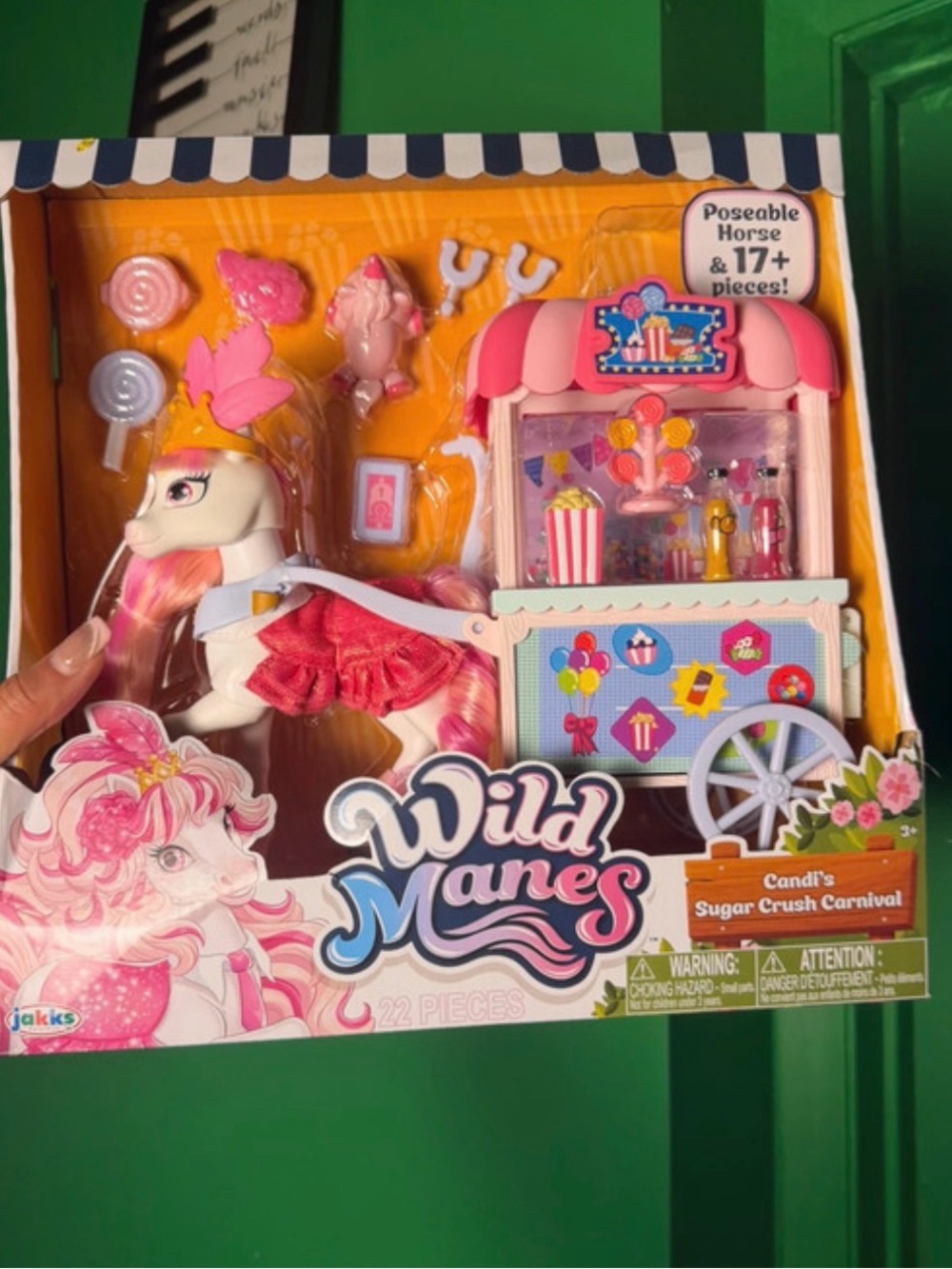 Candy's Sugar Crush Carnival Poseable Horse Playset - Pink